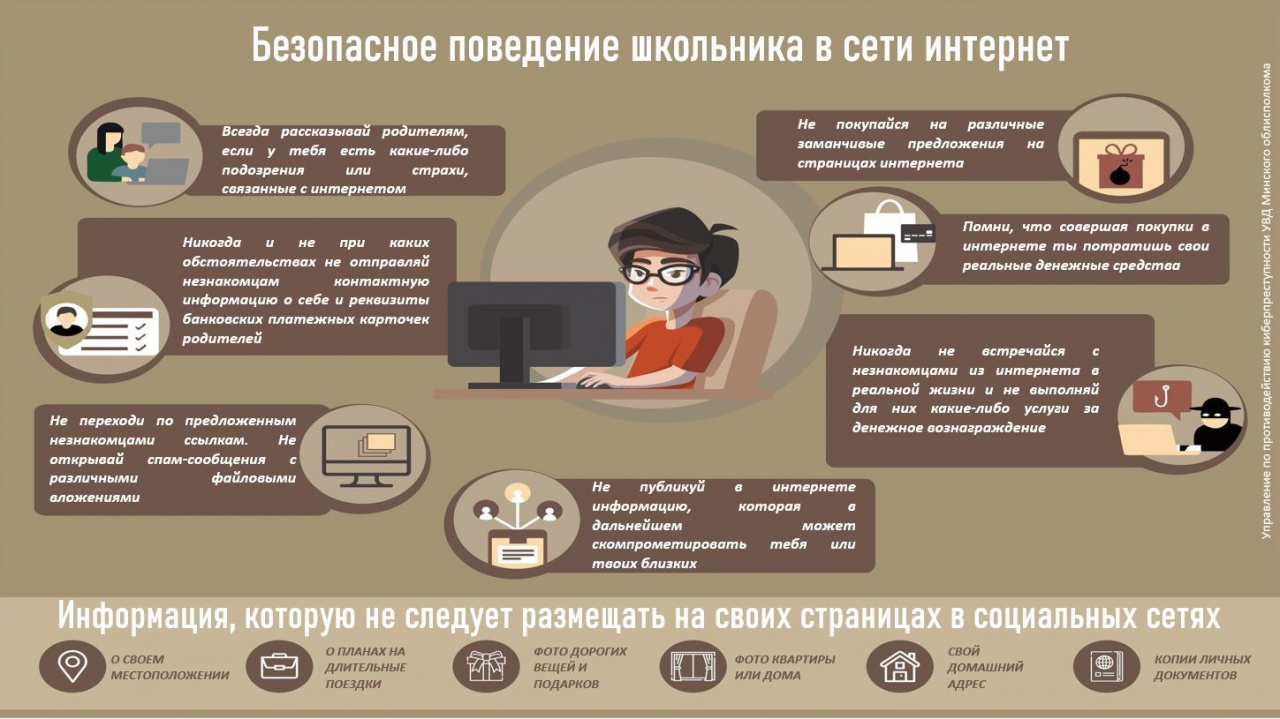 Безопасное поведение школьника в сети интернет