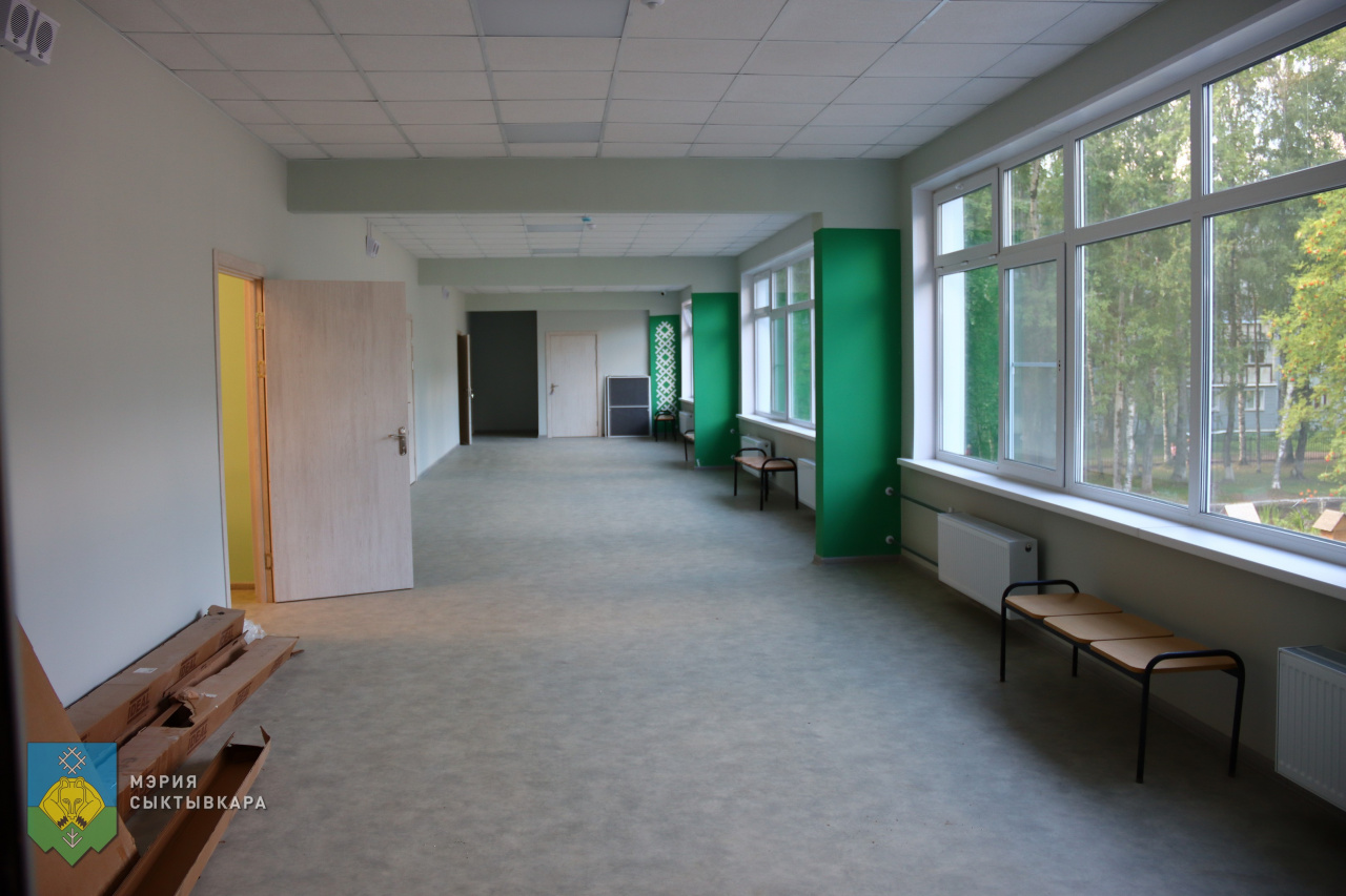 Сыктывкарская школа № 38 готовится к открытию после проведения капитального ремонта