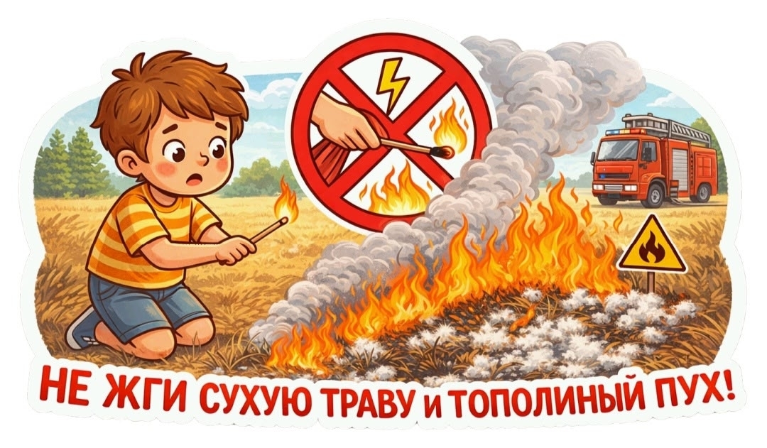 Пожарная безопасность для детей в период летних каникул